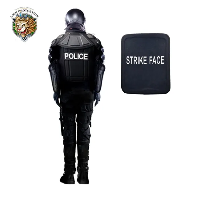 Équipement de policier pare-balles, 2 pièces, combinaison anti-balles, <span class=keywords><strong>armure</strong></span> corporelle