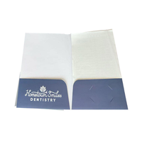 Carpeta de Presentación de Tamaño Personalizado, Papel Kraft Grueso Ecológico con Ranuras para Tarjetas y Bolsillos para Folletos