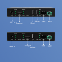 Extenseur HDMI sur fibre optique, BIT-Ex-Fib-4K60-KVM, émetteur longue distance, zéro latence