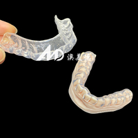 Protège-dents de nuit double couche souple et rigide |   Attelle occlusale hybride personnalisée pour les cliniques professionnelles