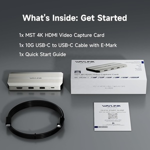 Tarjeta de captura 4K WAVLINK <span class=keywords><strong>7</strong></span> en 1 directa de fábrica, Wavlink WL-VR204, estación de acoplamiento <span class=keywords><strong>USB</strong></span> C Plug and Play - Product Image 5