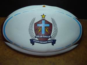 Taille-5 Rugby Union Match Ball Nouveau Design Unique Avec Super Forte Grip Durable Caoutchouc pour L'école - Product Image 6