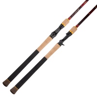 Canne à pêche Snakehead 2,10 m 2,35 m, puissance extra lourde, porte-moulinet Fuji, pour pêche aux leurres en eau douce