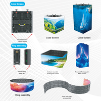 Pantalla LED para Interiores y Exteriores P2.6, Panel LED de Alquiler para Escenarios, Eventos y Fiestas, Carcasa de Aluminio Fundido, IP65, para Tiendas Minoristas