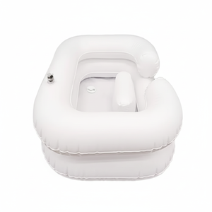 เครื่องสระผมแบบใหม่ทันสมัย พร้อมถังและแผ่นนวดอเนกประสงค์ อ่างสระผมปรับระดับได้ สำหรับร้านเสริมสวย - Product Image 1