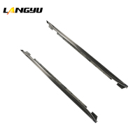 Langyu pièce de voiture en Fiber de carbone sèche lèvre avant diffuseur arrière jupe latérale becquet Bodykit pour Porsche Panamera 971 971.2 Kit de carrosserie
