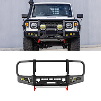 Accessoires tout-terrain MusixiA 4x4 Pare-chocs avant en acier au manganèse pour Toyota Land Cruiser LC79