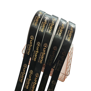 Cinta de Satén Personalizada de 2.5cm y 4cm con Impresión de Etiqueta, Cinta de Satén con Logotipo, Lámina Dorada 3D, Rollo de Cinta de Regalo Navideña Personalizada - Product Image 4