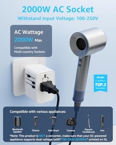 ปลั๊กพ่วงอเนกประสงค์ อะแดปเตอร์แปลงไฟฟ้าทั่วโลก แบบพกพา - Product Image 2