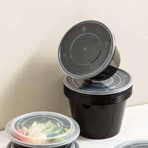 गर्म बिक्री डिस्पोजेबल प्लास्टिक लंच बॉक्स आयताकार काले निर्माता टेकआउट खाद्य कंटेनर एकल डिब्बे संरक्षण - Product Image 5