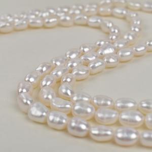 Perles d'eau douce naturelles Edison 9-10 mm, blanches et colorées, irrégulières, en vrac, pour la fabrication de bijoux DIY, accessoires - Product Image 4