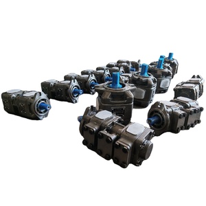 Pompe à engrenages interne HG, double pompe hydraulique, économie d'énergie, modèle OEM personnalisable, 35 MPa, raccord à bride - Product Image 2