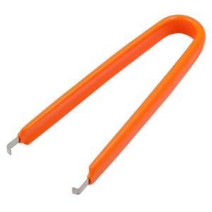 U Shaped IC <b>Puller</b> 105mm Red Antistatic Chip Component Clip Tweezers Industrial Grade - Product Image 3