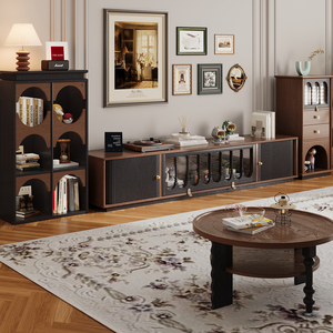 My Nest French Vintage Tv Cabinet With Coffee Table Storage Combination Living Room Furniture Hogwarts Style - Product Image 1