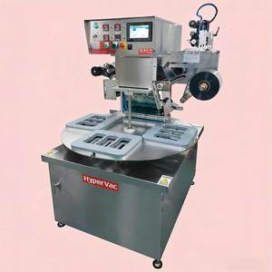 Automatic <b>Rotary</b> Tray Sealer Sealing <b>Machine</b> With Automatic Discharge For Food Trays Commercial Packaging Equipment SUS304 - Product Image 5