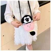 ZY Doux Coton et Tissu Mignon Singe En Peluche Jouet Sac À Dos avec Fonction De Fête pour Enfants