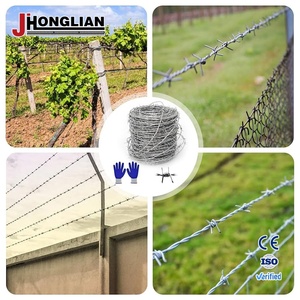 รั้ว<span class=keywords><strong>ลวดหนาม</strong></span>กันปีน <span class=keywords><strong>ราคา</strong></span>โรงงานขายส่ง ม้วนยาว 500 <span class=keywords><strong>เมตร</strong></span> - Product Image 4