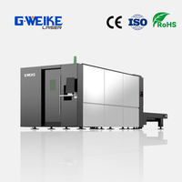 Découpeuse laser fibre CNC ultra-rapide entièrement fermée pour métaux, avec contrôle Cypcut, prise en charge IA et BMP