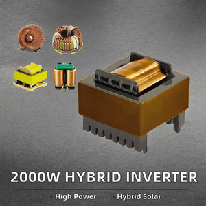 <span class=keywords><strong>Onduleur</strong></span> solaire hybride haute fréquence 2000W 2KW 2000VA 2KVA avec transformateur à noyau de ferrite monophasé et fonction UPS Chopper - Product Image 3