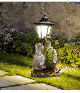 Luces Solares para Jardín, Estatuas de Resina para Jardín, Figura de Conejo Leyendo con LED Solar, Impermeable, Adornos para Césped, Patio y Jardín - Product Image 6