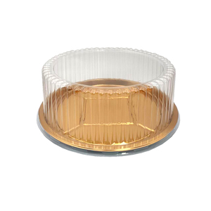 JY-82118-11CM Envase Redondo <span class=keywords><strong>de</strong></span> Plástico para Comida para Llevar, Caja para Sushi con Tapa Transparente, Caja <span class=keywords><strong>de</strong></span> Plástico para Empacar Pasteles - Product Image 1