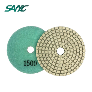 Disques abrasifs en résine humide et sèche SANG <span class=keywords><strong>de</strong></span> 4 pouces, tampons <span class=keywords><strong>de</strong></span> polissage diamantés pour marbre, granit, béton, carrelage, pierre, polisseuse, meuleuse - Product Image 4
