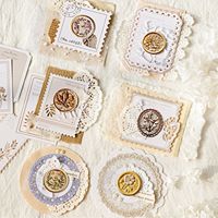 Autocollants LABON Animaux de la Forêt Vintage, Autocollants Réalistes Faune Sauvage, Décalcomanies Lapin Vintage pour Journal Créatif et Scrapbooking Esthétique