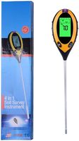VSEC TS-888 4 en 1 testeur de sol humidité du sol/PH/lumière/température testeur jardin Agriculture testeur d'humidité pour intérieur extérieur