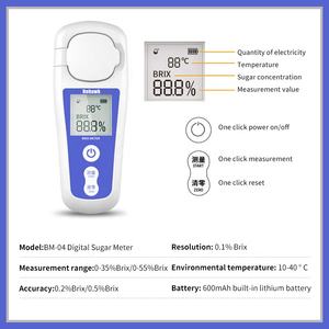 Handheld 0-35% Refractometer Sugar Fruit Vegetable e Juice <span class=keywords><strong>Sweetness</strong></span> <span class=keywords><strong>Tester</strong></span> para Brix Concentration Measurement - Product Image 2