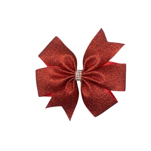 Pita Rambut Berkilau 15 CM untuk Cheerleading, Pita Grosgrain Berkilau, Jepit Rambut untuk Anak Perempuan dan Wanita - Product Image 2