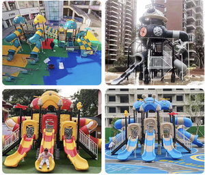 Tobogán Modular de Plástico Resistente para Patio de Recreo con Componentes Metálicos de LLDPE y PE para Escuelas, Parques y Instalaciones Municipales - Product Image 5