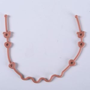 Jouet pour bébé en silicone anti-chute à motif de dessin animé avec cordon anti-perte pour sucette, câble de données et chaîne de fixation pour poussette - Product Image 3