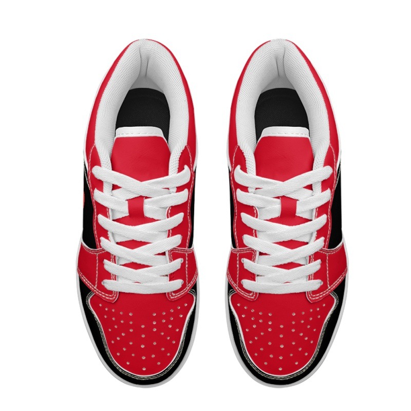 rojo con negro