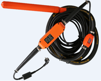 Vibromasseur haute fréquence AC 230V de vente chaude avec inverseur électronique et moteur intérieur dans la tête de poker Vibromasseur à béton interne