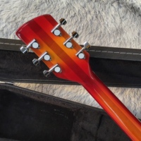 Weifang Minyu 6 String Ricken 381 Electric Guitar Orange Maple Back/Sides Mahogany Body