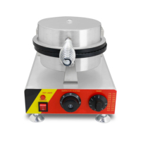 Máquina para hacer conos de gofres Máquina para hacer conos de helado comercial Acero inoxidable con palo de cono de madera
