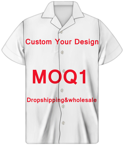 Uomo su misura polinesiana shirt stampa Hawaiian top di estate di grandi dimensioni abiti colorati hawaii camicia degli uomini sottili di stile degli uomini alla moda camicie - Product Image 5