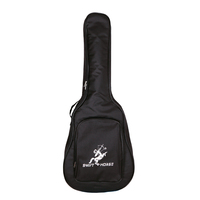 Nouveauté : Housse de guitare acoustique en coton noir de 41 pouces, rembourrage épais, résistante à l'eau, double sangle réglable, étui de guitare