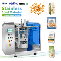 Machine de remplissage automatique de Doypacks avec peseuse combinée pour sachets refermables de biscuits pour animaux de compagnie