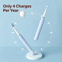Brosse à dents électrique sonique pour adultes, poils souples, rechargeable par USB, multi-modes, avec emballage personnalisé