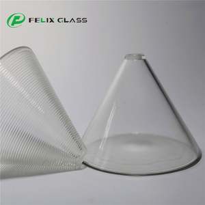 Pantalla de cristal transparente fundido para interiores, cubierta de cristal soplado a mano de fábrica OEM de China, para lámpara de araña o colgante. - Product Image 5