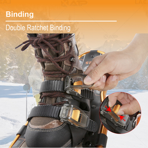 XATP Fabricant Professionnel Certifié BSCI – Crampons à Neige à Double Cliquet avec Cadre en Aluminium – Fournisseur de Skis - Product Image 4