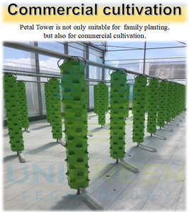 वाणिज्यिक 8 परतों 32 छेद पेटल टॉवर बढ़ते सिस्टम पेटल टॉवर पूरी ऊर्ध्वाधर हाइड्रोपोनिक प्रणाली - Product Image 5