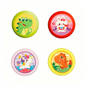Disques volants de dessin animé GQK en PE, unisexes, pour les âges 5-7 et 8-13 ans, design dinosaure, licorne, lapin, 150g, 20cm - Product Image 1