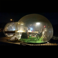 Ballons de fête Fun House, Dôme igloo géant transparent gonflable, Tente bulle, Maison bulle gonflable transparente pour rendez-vous en extérieur
