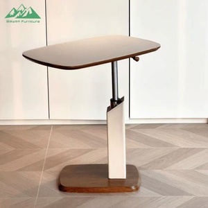Table d'appoint moderne Wayon à hauteur réglable, bureau pour ordinateur portable en forme de C, poste de travail mobile pour canapé, <span class=keywords><strong>lit</strong></span>, salon - Product Image 4