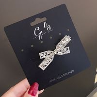 Élégantes pinces à cheveux coréennes pour femmes avec petits cristaux et strass, taille 8 cm, pour mariage et rentrée scolaire