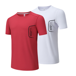 Ventes en gros de t-shirts de sport pour hommes, t-shirts de jogging, vêtements de sport à séchage rapide, t-shirts à manches courtes pour hommes - Product Image 2