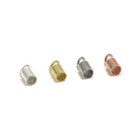Cordon en cuir en argent massif 925 pour fabrication de bijoux, avec boucle pendante pour bracelets et colliers