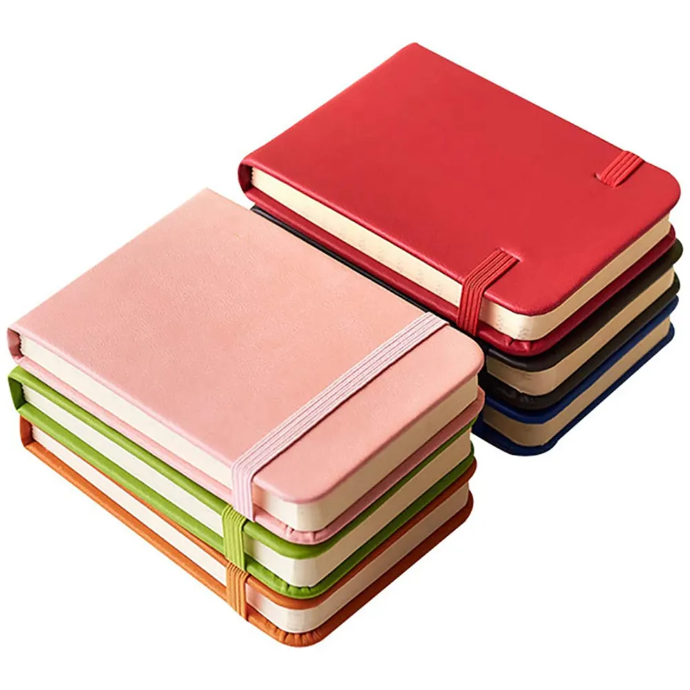 Cuaderno de bolsillo de color de fruta, diarios, planificador diario semanal mensual, trabajo de estudio para hacer notas, cuaderno de bolsillo de negocios